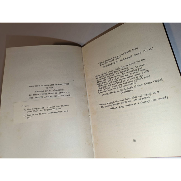 Vintage 1947 The Romance of St. George's Chapel Windsor Castle Raphael Tuck Son - Picture 5 of 12